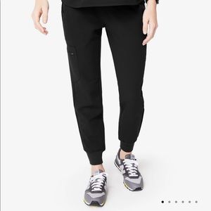 FIGS Black Zamora Jogger Scrub Pants
